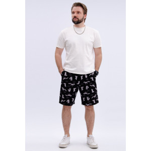 Шорты мужские ШМ-32 кулирка (р-ры: 48-60) черный