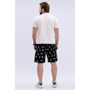 Шорты мужские ШМ-32 кулирка (р-ры: 48-60) черный