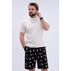 Шорты мужские ШМ-32 кулирка (р-ры: 48-60) черный