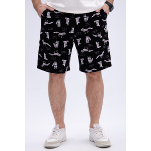 Шорты мужские ШМ-32 кулирка (р-ры: 48-60) черный