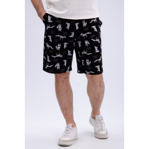 Шорты мужские ШМ-32 кулирка (р-ры: 48-60) черный