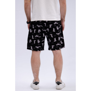 Шорты мужские ШМ-32 кулирка (р-ры: 48-60) черный