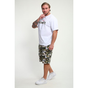 Костюм двойка мужской КМ-01 кулирка (р-ры: 46-56) белый Hunter