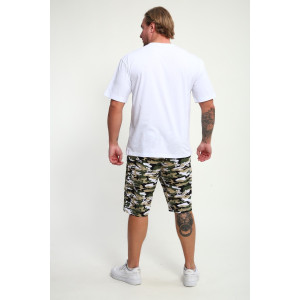 Костюм двойка мужской КМ-01 кулирка (р-ры: 46-56) белый Hunter