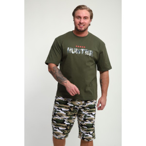 Костюм двойка мужской КМ-01 кулирка (р-ры: 46-56) хаки Hunter Костюм двойка мужской КМ-01 кулирка (р-ры: 46-56) хаки Hunter