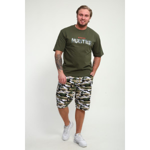 Костюм двойка мужской КМ-01 кулирка (р-ры: 46-56) хаки Hunter Костюм двойка мужской КМ-01 кулирка (р-ры: 46-56) хаки Hunter