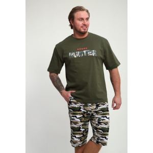 Костюм двойка мужской КМ-01 кулирка (р-ры: 46-56) хаки Hunter Костюм двойка мужской КМ-01 кулирка (р-ры: 46-56) хаки Hunter