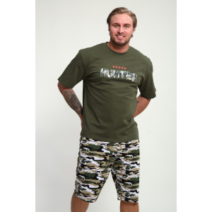 Костюм двойка мужской КМ-01 кулирка (р-ры: 46-56) хаки Hunter Костюм двойка мужской КМ-01 кулирка (р-ры: 46-56) хаки Hunter