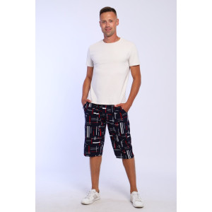 Шорты мужские №095 кулирка (р-ры: 50-60) темно-синий