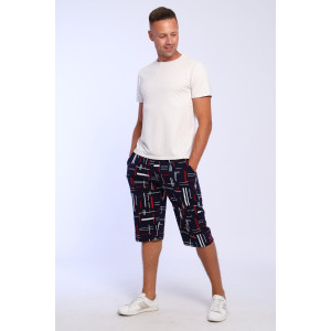 Шорты мужские №095 кулирка (р-ры: 50-60) темно-синий