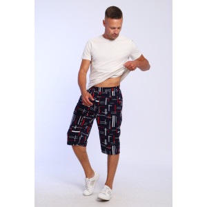 Шорты мужские №095 кулирка (р-ры: 50-60) темно-синий