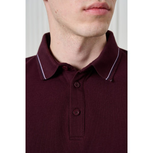 Футболка мужская №14454 пике (р-ры: 48-60) бордовый Футболка мужская №14454 пике (р-ры: 48-60) бордовый