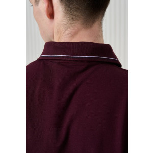 Футболка мужская №14454 пике (р-ры: 48-60) бордовый Футболка мужская №14454 пике (р-ры: 48-60) бордовый