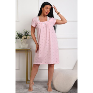 Сорочка женская №29544 кулирка (р-ры: 50-60) пудра Сорочка женская №29544 кулирка (р-ры: 50-60) пудра