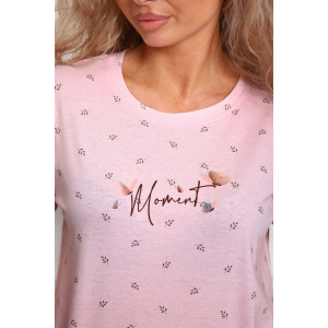 Пижама женская №29543 кулирка (р-ры: 44-54) пудра Пижама женская №29543 кулирка (р-ры: 44-54) пудра