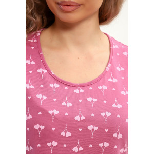 Сорочка женская №30147 кулирка (р-ры: 46-56) пудра Сорочка женская №30147 кулирка (р-ры: 46-56) пудра