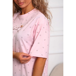 Сорочка женская №29545 кулирка (р-ры: 46-56) пудра Сорочка женская №29545 кулирка (р-ры: 46-56) пудра