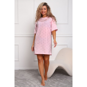 Сорочка женская №29545 кулирка (р-ры: 46-56) пудра Сорочка женская №29545 кулирка (р-ры: 46-56) пудра