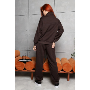 Костюм двойка женский №2286/2 капитоний (р-ры: 42-54) шоколад Костюм двойка женский №2286/2 капитоний (р-ры: 42-54) шоколад