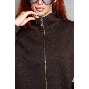 Костюм двойка женский №2286/2 капитоний (р-ры: 42-54) шоколад Костюм двойка женский №2286/2 капитоний (р-ры: 42-54) шоколад