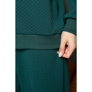 Костюм двойка женский №2286 капитоний (р-ры: 42-54) изумруд Костюм двойка женский №2286 капитоний (р-ры: 42-54) изумруд