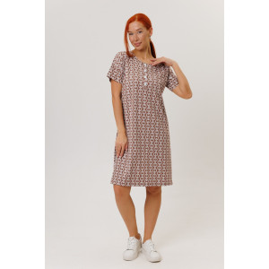 Туника женская №2274/1 кулирка (р-ры: 48-58) коричневый