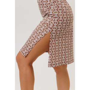 Туника женская №2274/1 кулирка (р-ры: 48-58) коричневый