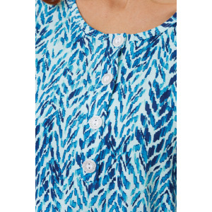 Туника женская №2274 кулирка (р-ры: 48-58) бирюза