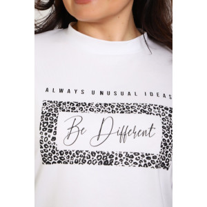 Лонгслив женский №88554 кулирка с лайкрой пенье (р-ры: 46-76) белый