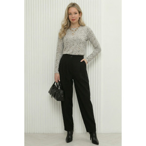 Лонгслив женский №14508 кулирка с лайкрой пенье (р-ры: 44-56) серый