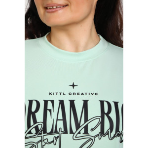 Лонгслив женский №88552 кулирка с лайкрой пенье (р-ры: 46-76) мята