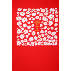 Туника женская №88551 кулирка (р-ры: 46-68) красный