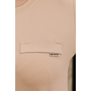 Футболка женская "Искра-2" кулирка с лайкрой (р-ры: 46-56) светло-бежевый