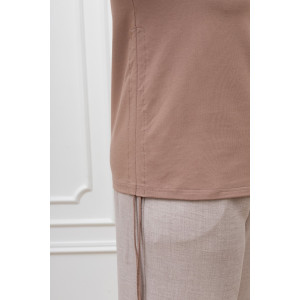 Футболка женская "Искра-1" кулирка с лайкрой (р-ры: 46-56) бежевый