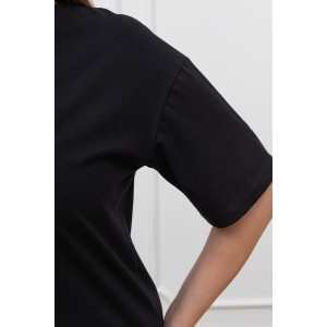 Футболка женская "Искра-1" кулирка с лайкрой (р-ры: 46-56) черный