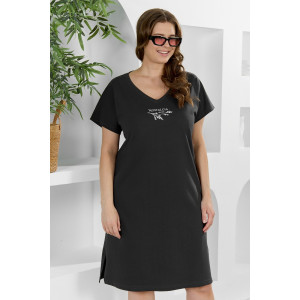 Туника женская "Эфир" кулирка (р-ры: 50-60) черный