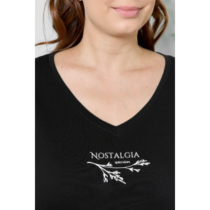 Туника женская "Эфир" кулирка (р-ры: 50-60) черный