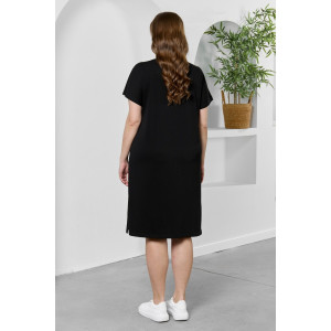 Туника женская "Эфир" кулирка (р-ры: 50-60) черный