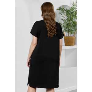 Туника женская "Эфир" кулирка (р-ры: 50-60) черный