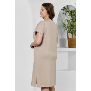 Туника женская "Эфир" кулирка (р-ры: 50-60) бежевый