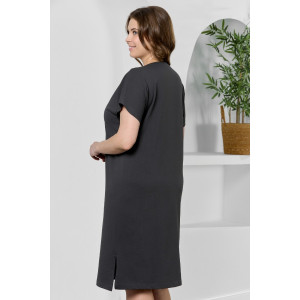 Туника женская "Эфир" кулирка (р-ры: 50-60) графитовый