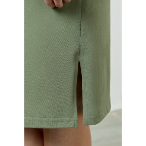 Туника женская "Эфир" кулирка (р-ры: 50-60) оливковый