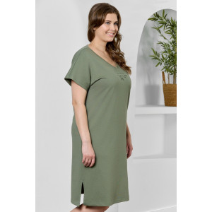 Туника женская "Эфир" кулирка (р-ры: 50-60) оливковый
