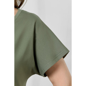 Туника женская "Эфир" кулирка (р-ры: 50-60) оливковый