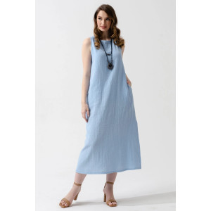 Сарафан женский 2319-Мус "Муслин" муслин (последний размер) голубой 44,46,50