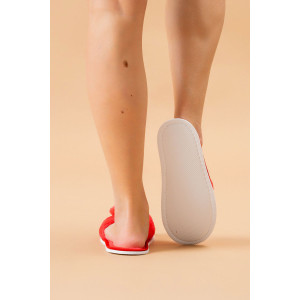 Тапки женские ЖВБ (р-ры: 36-41) алый закат