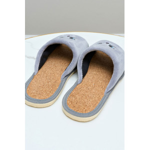 Тапки женские "Lepilov" арт. 130п велюр + пробка (р-ры: 36-42) сер. вел. кот. мульт. Тапки женские "Lepilov" арт. 130п велюр + пробка (р-ры: 36-42) сер. вел. кот. мульт.