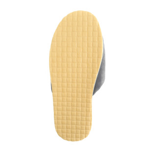 Тапки женские "Lepilov" арт. 130п велюр + пробка (р-ры: 36-42) сер. вел. закр. глаза