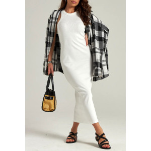 Платье женское "Лейла" кашкорсе (р-ры: 38-52) белый