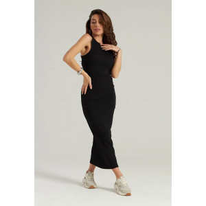 Платье женское "Лейла" кашкорсе (р-ры: 38-52) черный